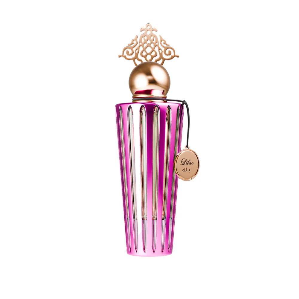 Iconic Lilac Eau de Parfum by Ibraheem Al Qurashi – 75 ml perfume bottle displayed on a white background at Al Rashid Galleria UK.