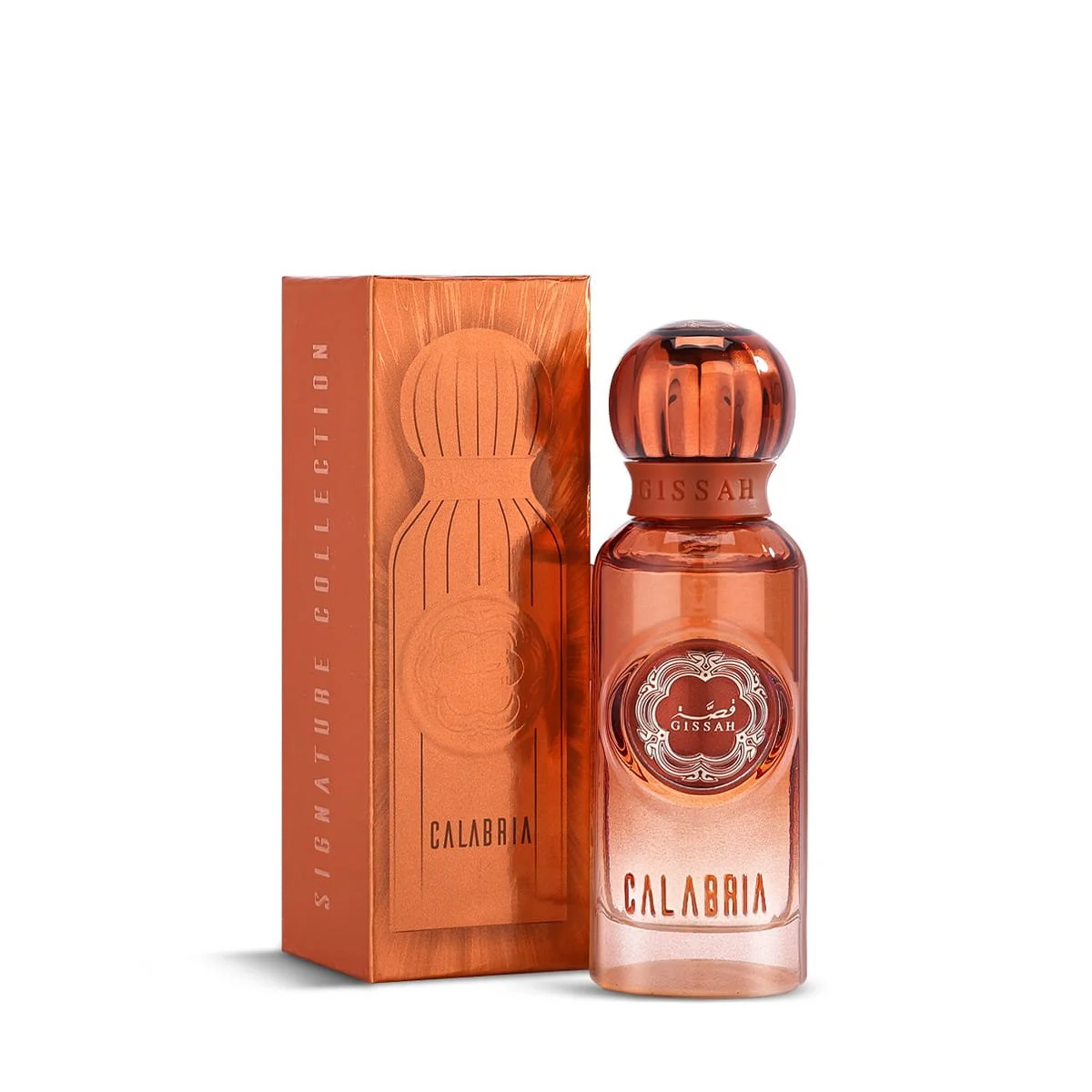 Gissah Calabria Eau De Parfum 15ml next to luxury branded box UK