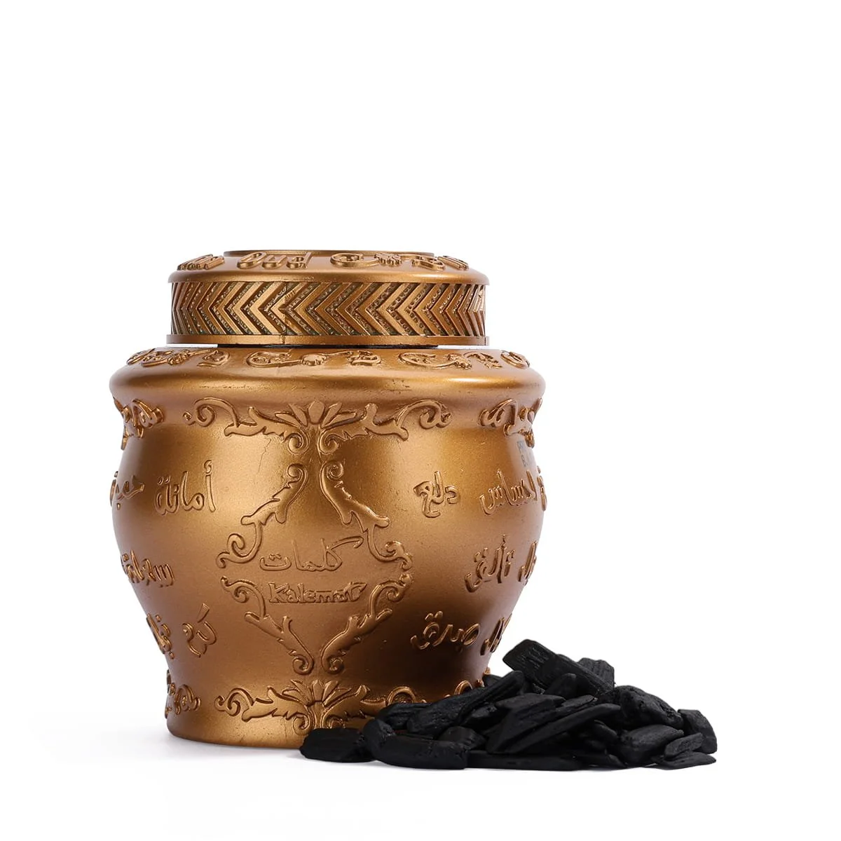 Arabian Oud Mabsoos Kalemat Incense 40g on white background, luxury bakhoor incense UK