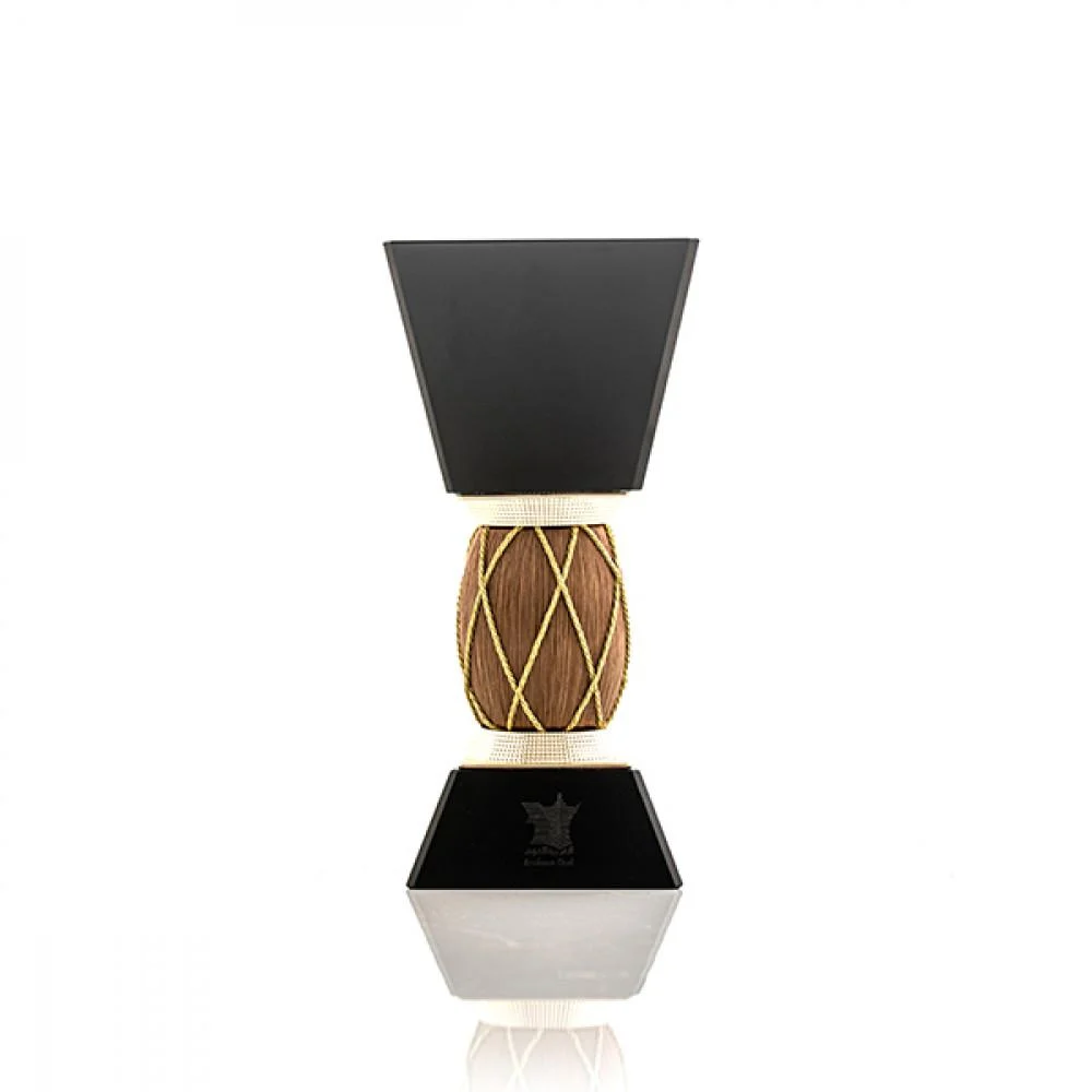 Arabian Oud Zaree incense burner gold on white background, luxury bakhoor holder UK