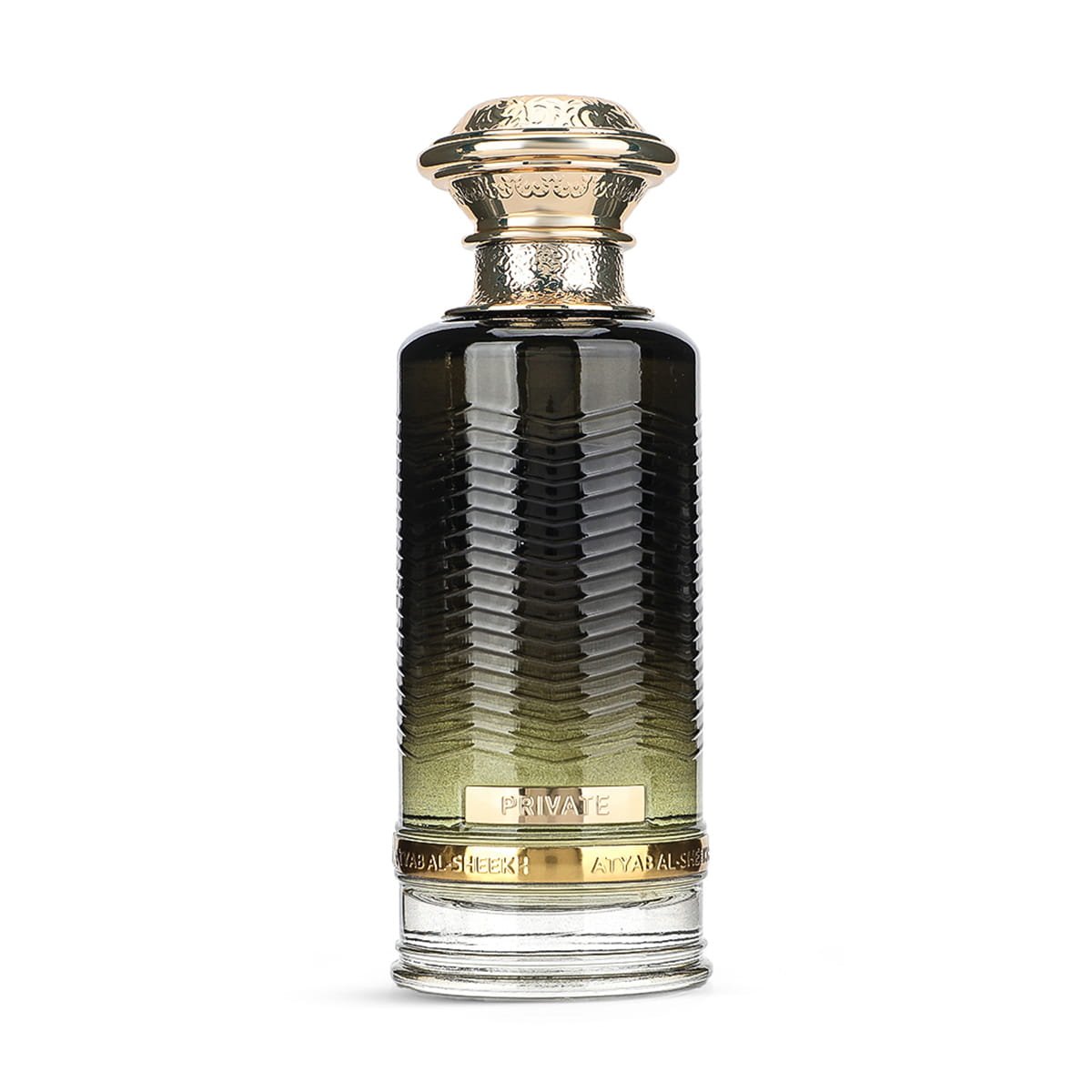 Back view of Atyab Al Sheekh Private perfume bottle 220ml UK