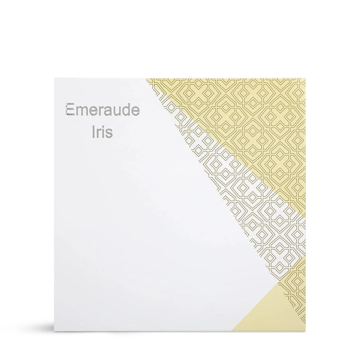 Back view of Dkhoun Emeraude Iris Eau De Parfum box UK