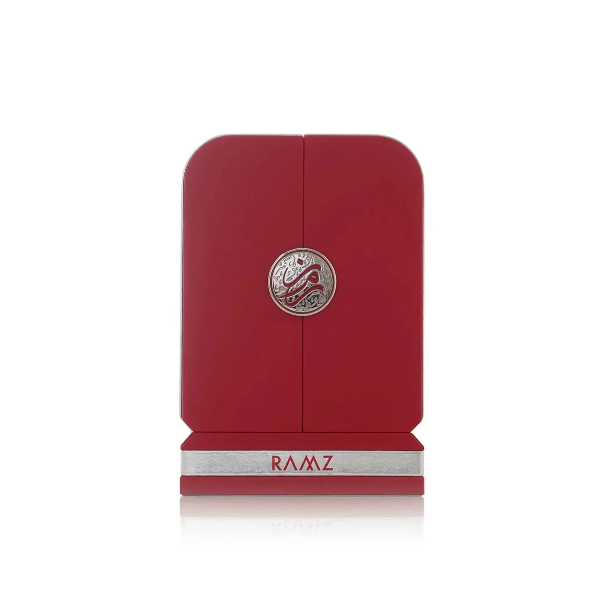 Front view of the Arabian Oud Ramz Red 100ml presentation case