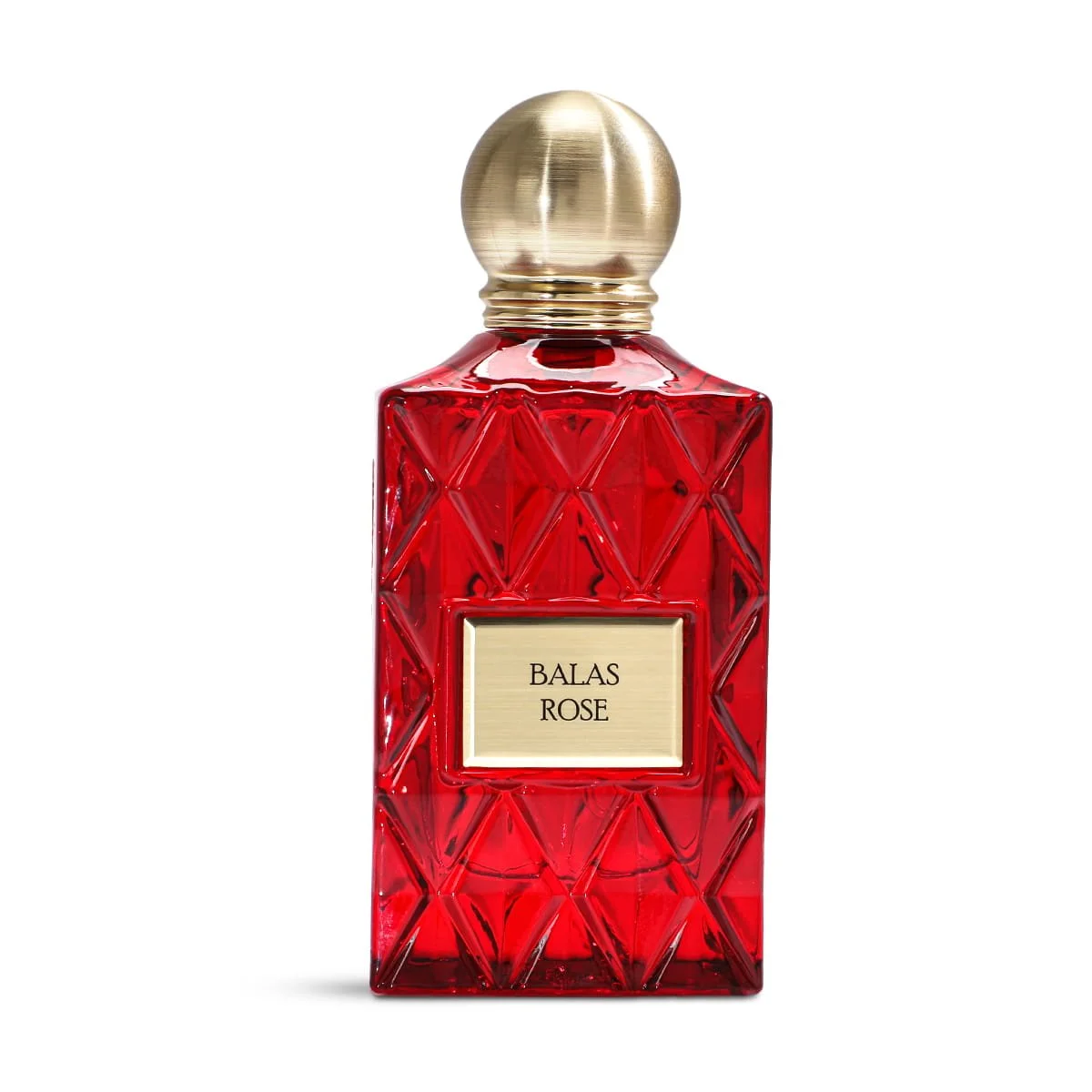 IBRAQ Balas Rose eau de parfum 75ml on white background, best selling rose fragrance UK
