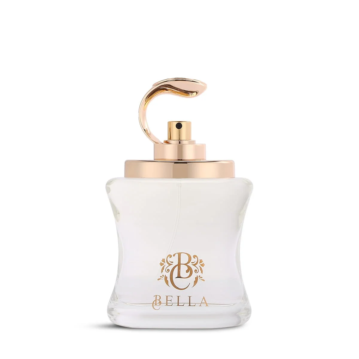 Arabian Oud Bella 100ml eau de parfum on white background, powdery floral fragrance UK