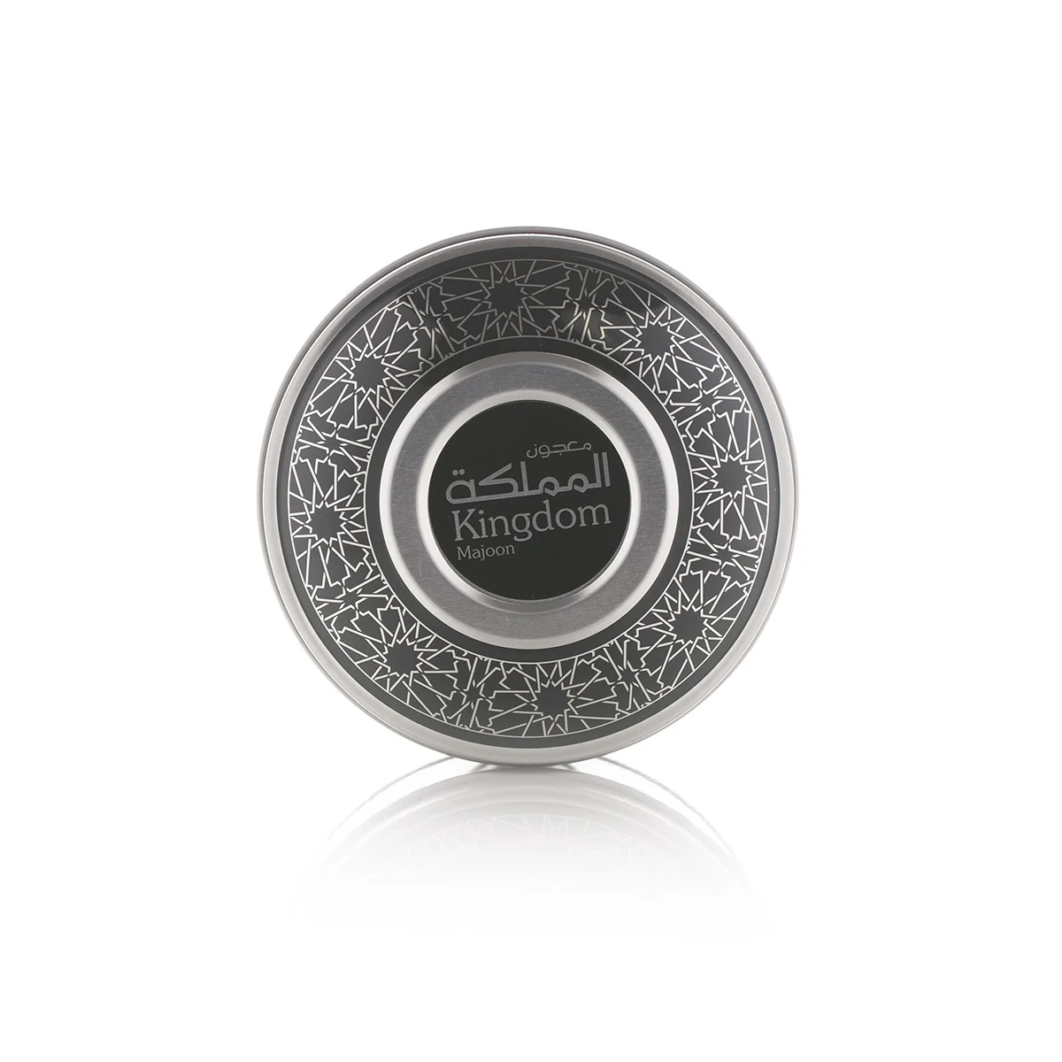 Top view of Arabian Oud Kingdom Majoon incense case, luxury mamool UK