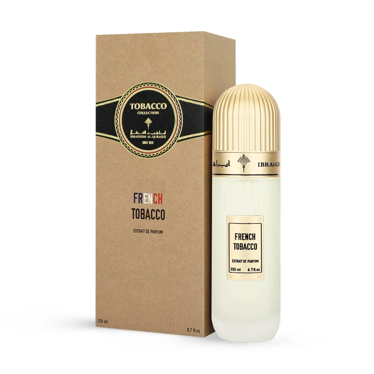 French Tobacco Extrait De Parfum 200ml Ibraheem Al Qurashi UK — Al Rashid  Galleria