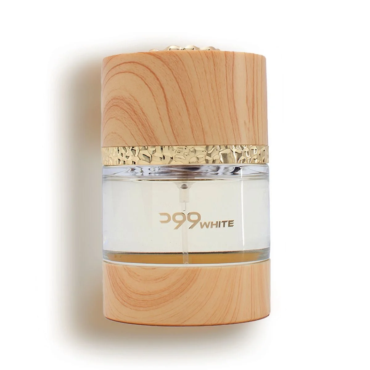 Al Majed Oud Wood White eau de parfum 75ml on white background, woody aromatic fragrance UK
