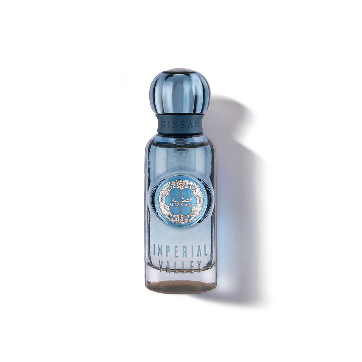 Gissah Imperial Valley 15ml Eau de Parfum mini bottle on white background – UK exclusive at Al Rashid Galleria