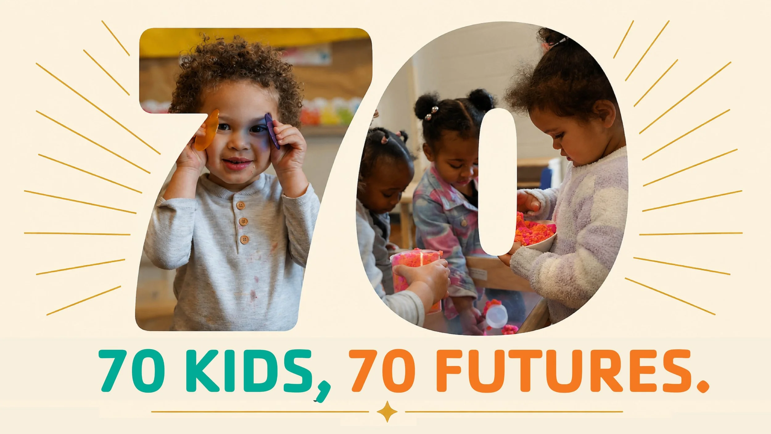 70 kids 70 futures campaign