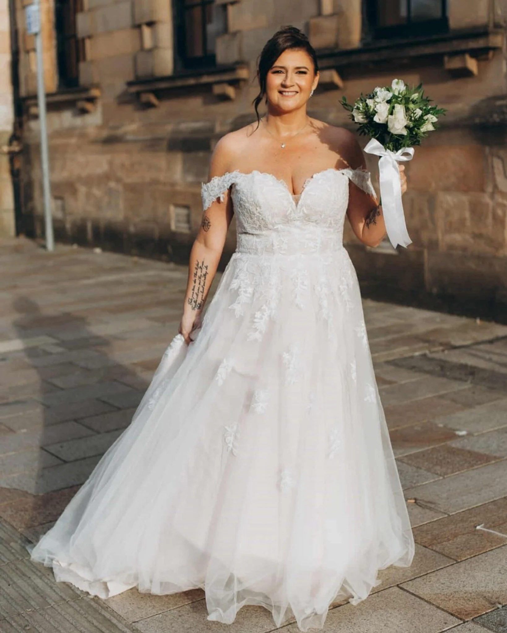 Another beautiful Bride ๐
 #altergirlsglasgow #bride #weddingready #bridetobe #AlterationsExpert #realbrides