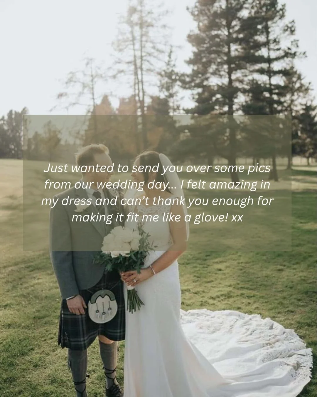 Bride Review ✨💍

Nothing makes our day more than seeing a message pop up from a bride sending kind words and pictures of their special day! 

 #weddingdressmagic #RealBride #weddingseason #seamstresslife #fyppp #WeddingDressAlterations #dresstransfo
