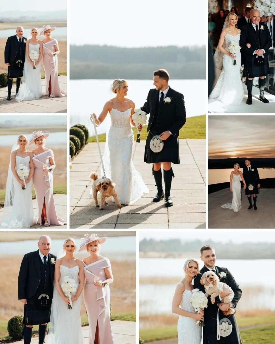 The cutest photos sent in from one of our lovely brides! Amazing photos with their family both human and dogs included 🥰🥹 Her dress just looks completely made for her!

 #BridalAlterations #WeddingReady #AlterGirls #50YearsExperience #perfectfit #W