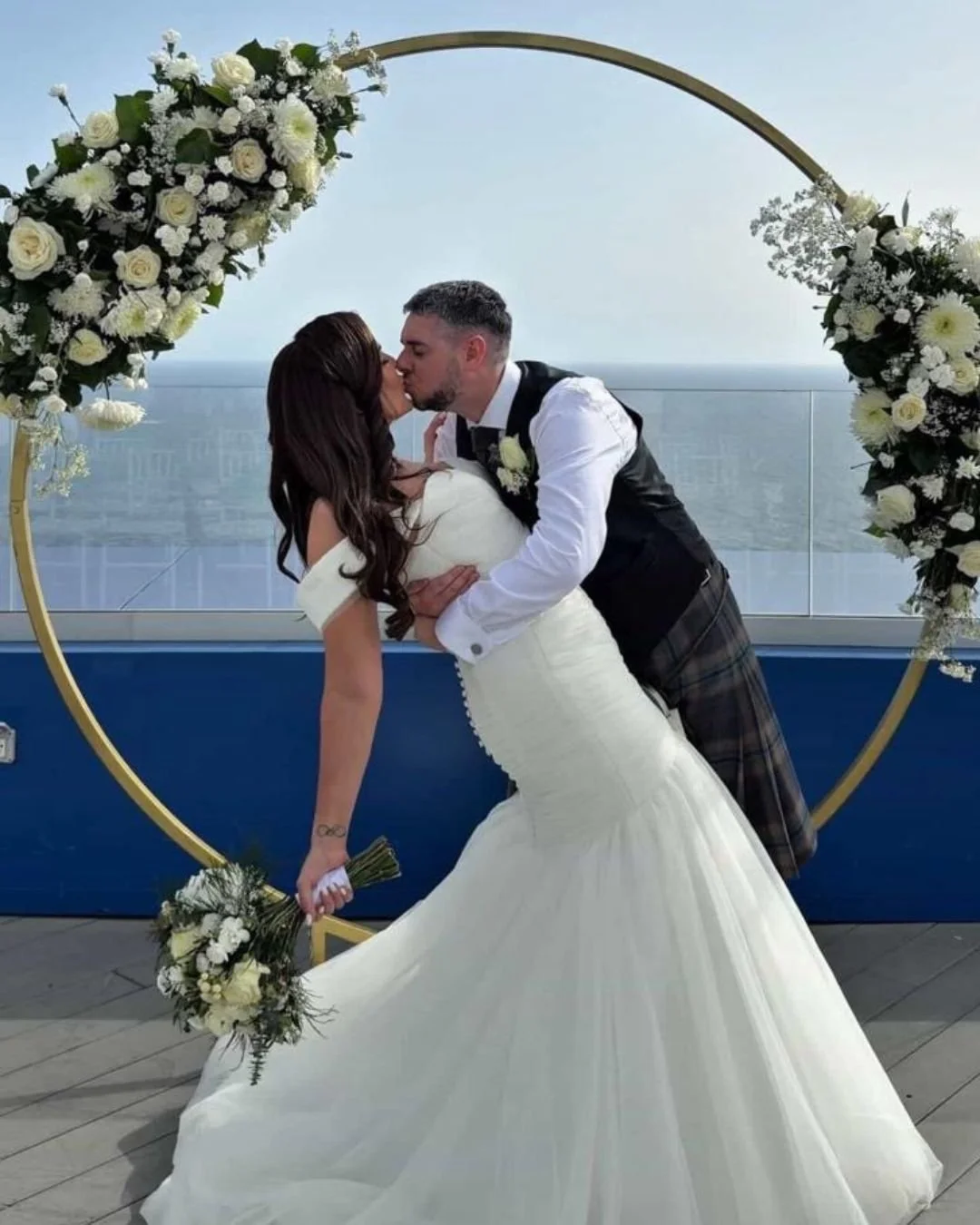 A dress altered for the special day in Sunny Tenerife! 😍🥂

We get a lot of brides who are getting married abroad, we even get brides coming home to Glasgow just to get alterations done by us! We have had brides  who come from as far away as Dubai! 