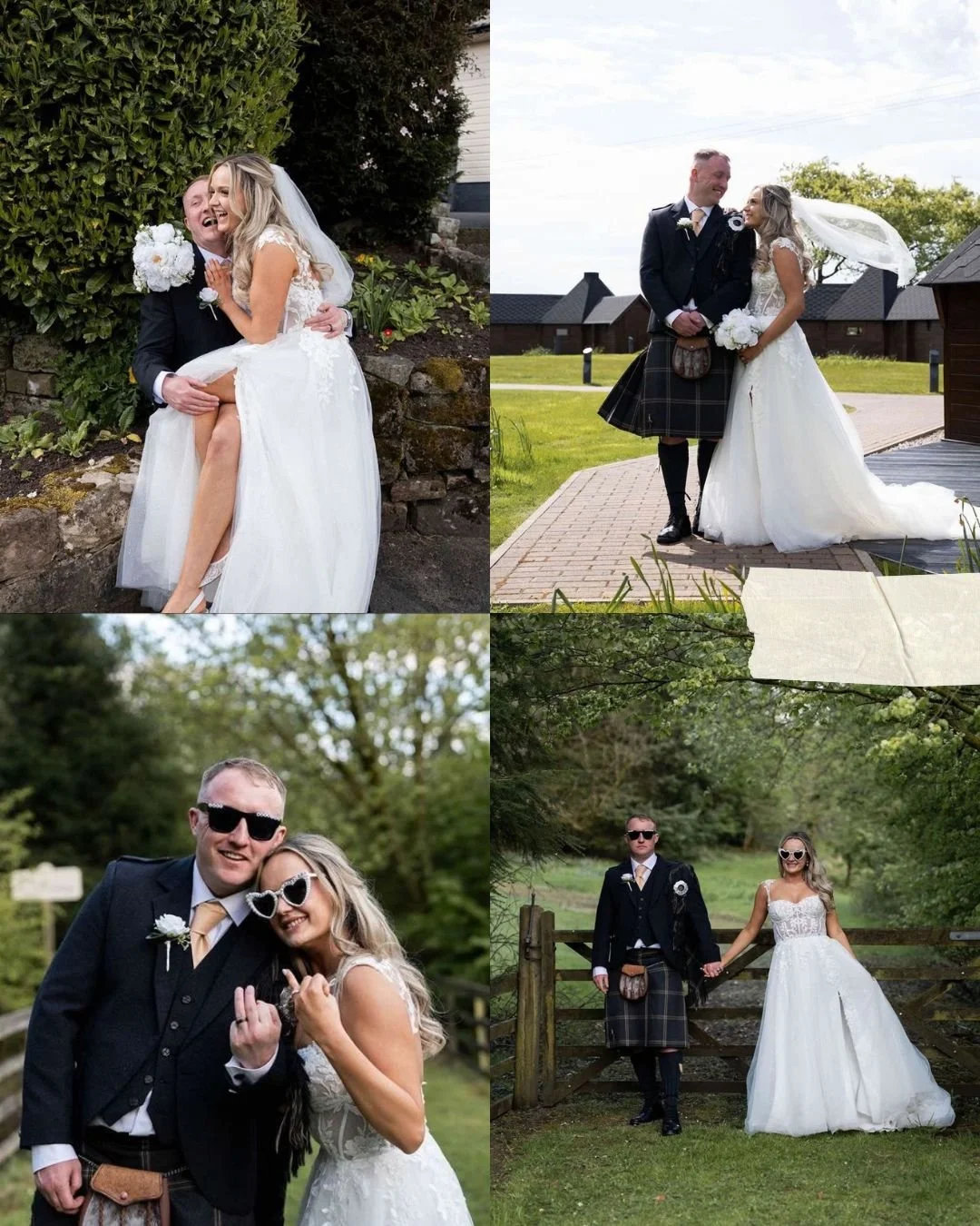 One of our gorgeous brides 😍 Clearly having an amazing wedding day!

 #glasgow #perfectfit #fyppp #WeddingDressAlterations #glasgowbridestobe #BridalAlterations #RealBride #glasgowbrides #50YearsExperience