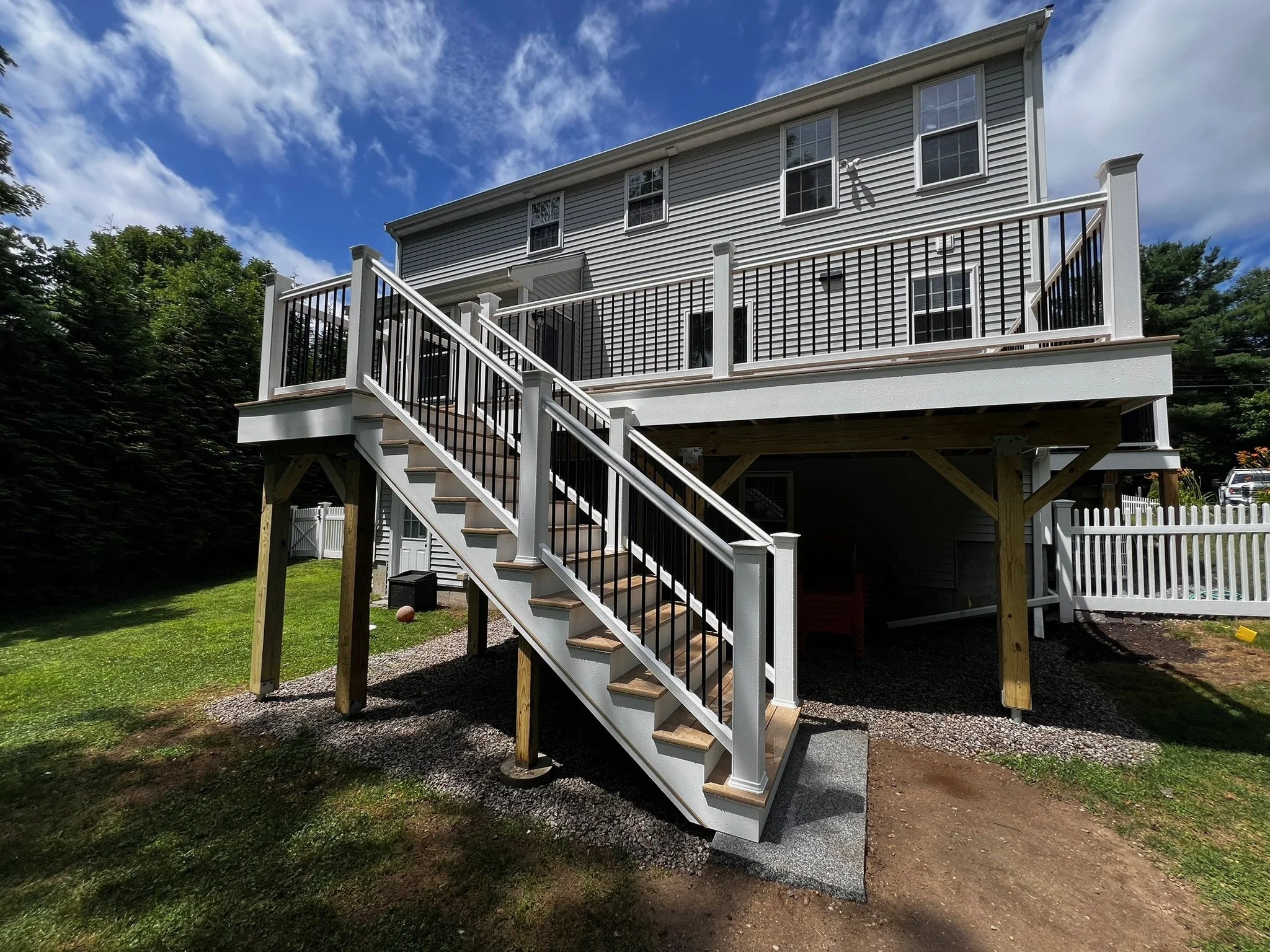 residential deck builder serves homeowners in North Attleboro and throughout Bristol and Norfolk County, including Attleboro, Plainville, Wrentham, Franklin, Norfolk, Medfield, Walpole, Millis and Medway