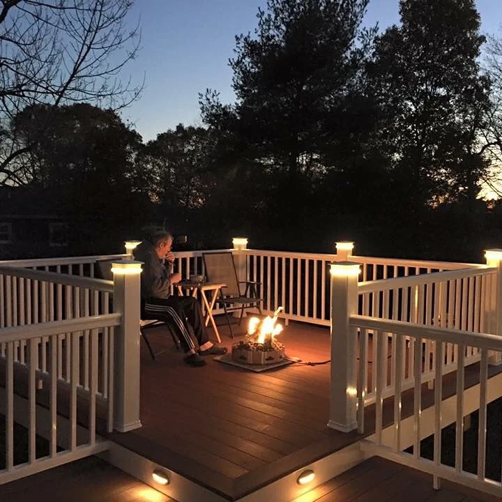 Custom deck in Franklin, Ma