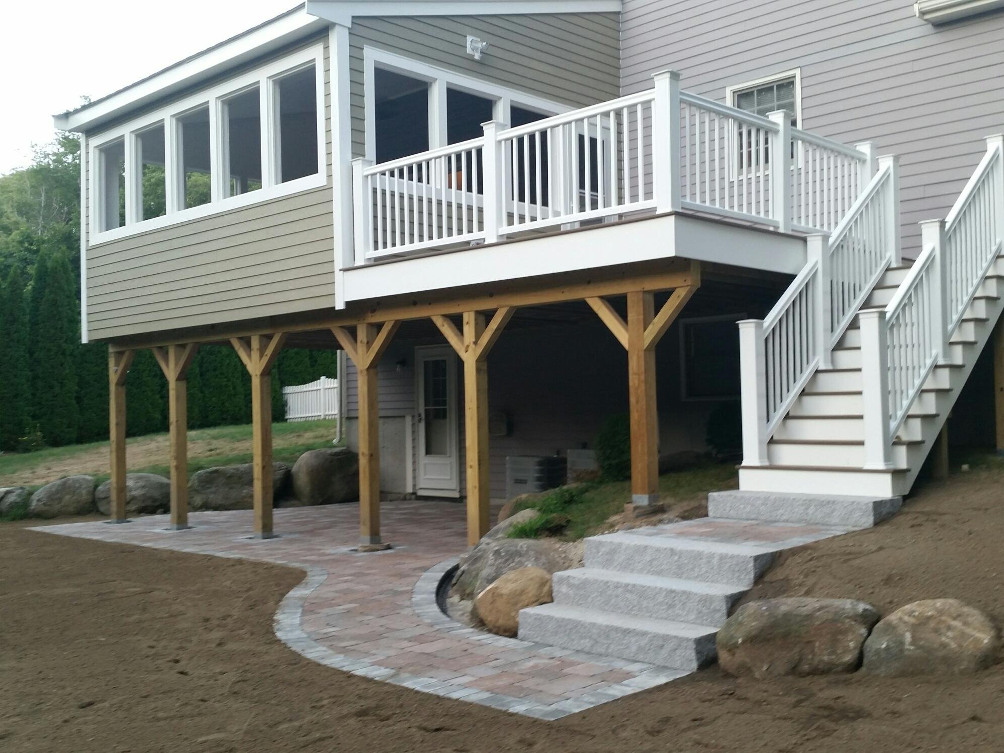 Bellingham Massachusetts Deck and Porch