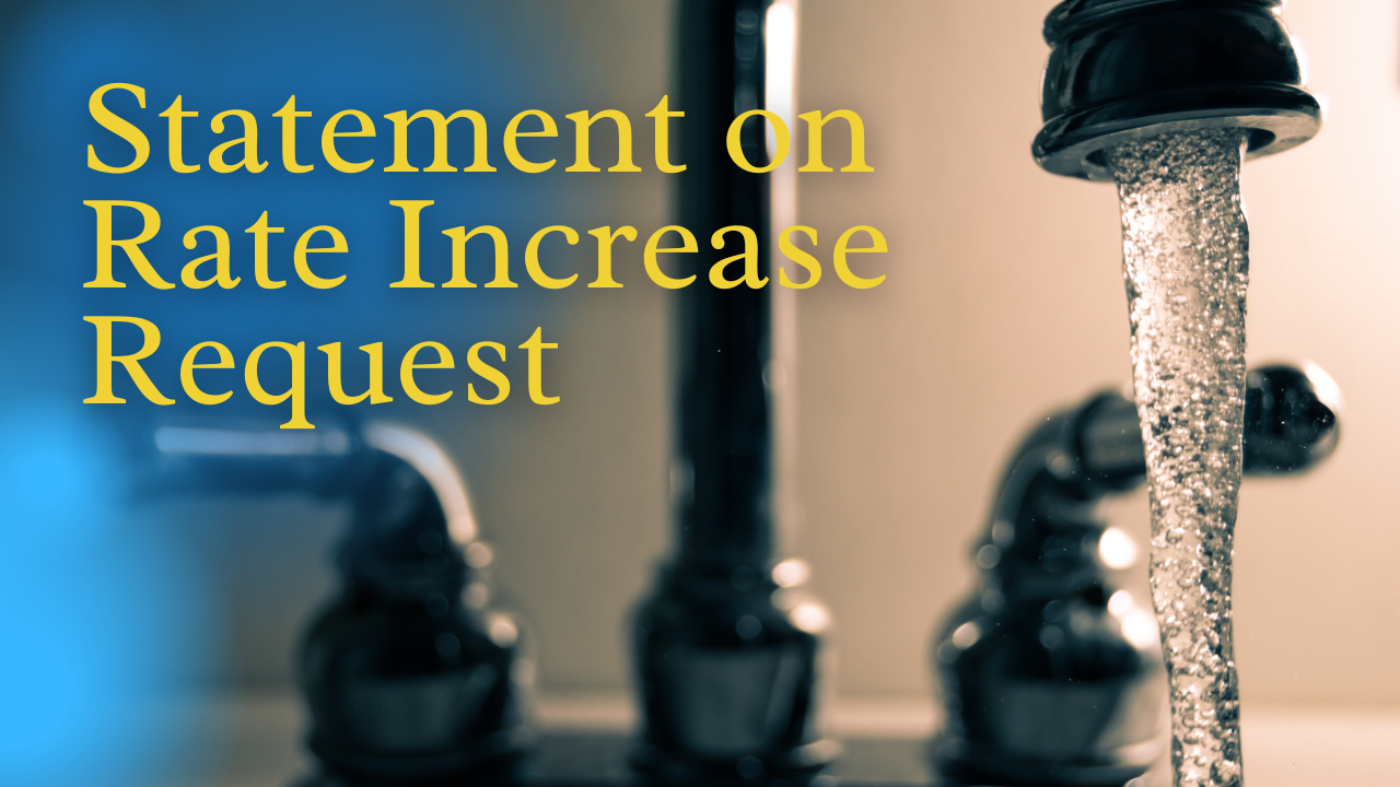 Speaker Fecteau, Senator Ingwersen &amp; Representative Malon Issue Statements in Opposition to Maine Water Rate Increase