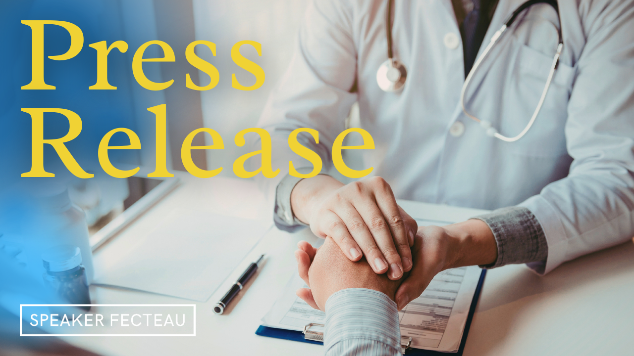 Health Coverage, Insurance and Financial Services Committee Advances Speaker Fecteau’s Bill to Protect Health Care for Maine People