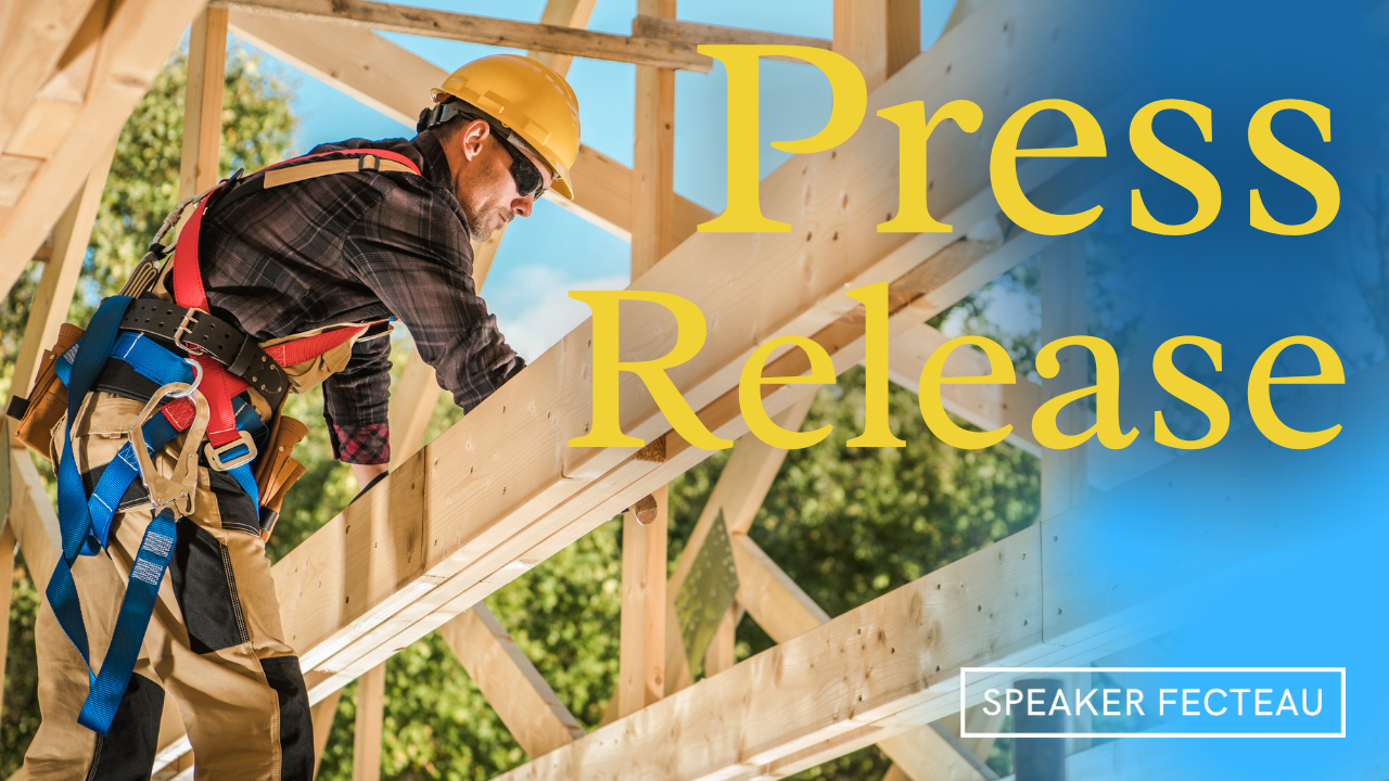 Committee Unanimously Advances Speaker Fecteau’s Bill to Increase Housing Development