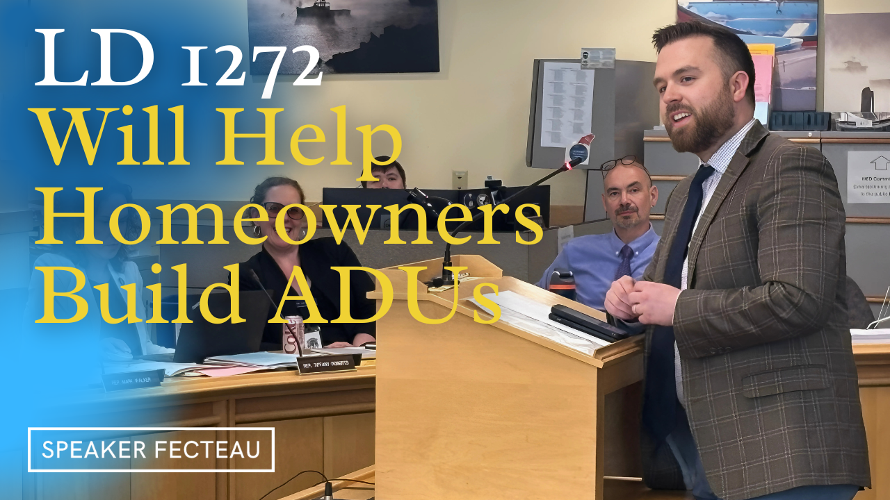 Speaker Fecteau Introduces Bill to Expand Access to Child Care 