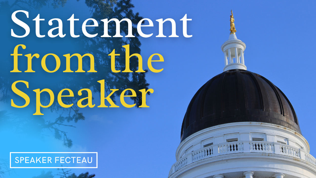 Speaker Fecteau Requests Resignation of Wilton Lawmaker Following Indictment on Campaign Finance Violations