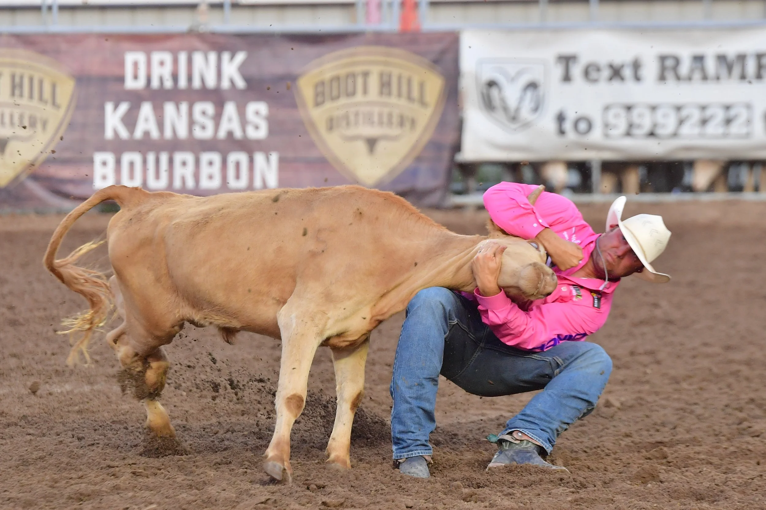 50TH ANNUAL DODGE CITY ROUNDUP PRCA RODEO / TOUGH ENOUGH TO WEAR PINK
