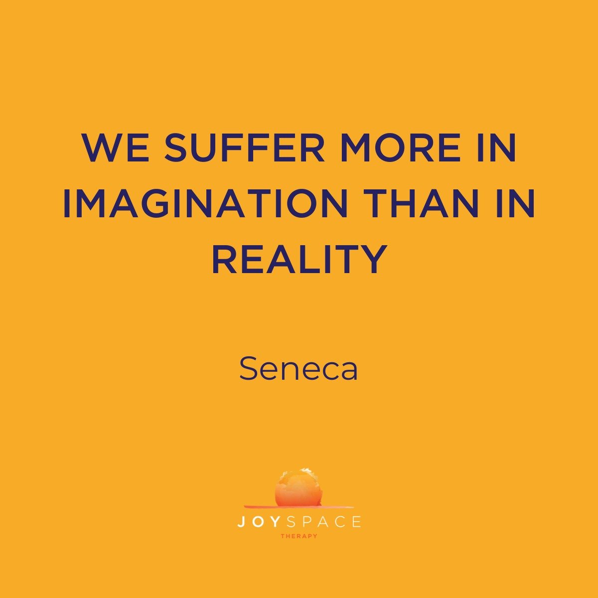 Much of our stress comes NOT from what's actually happening, but from the stories we tell ourselves about what might happen 😮

How often do we find ourselves spiralling over things that might go wrong, rather than what&rsquo;s actually happening? 

