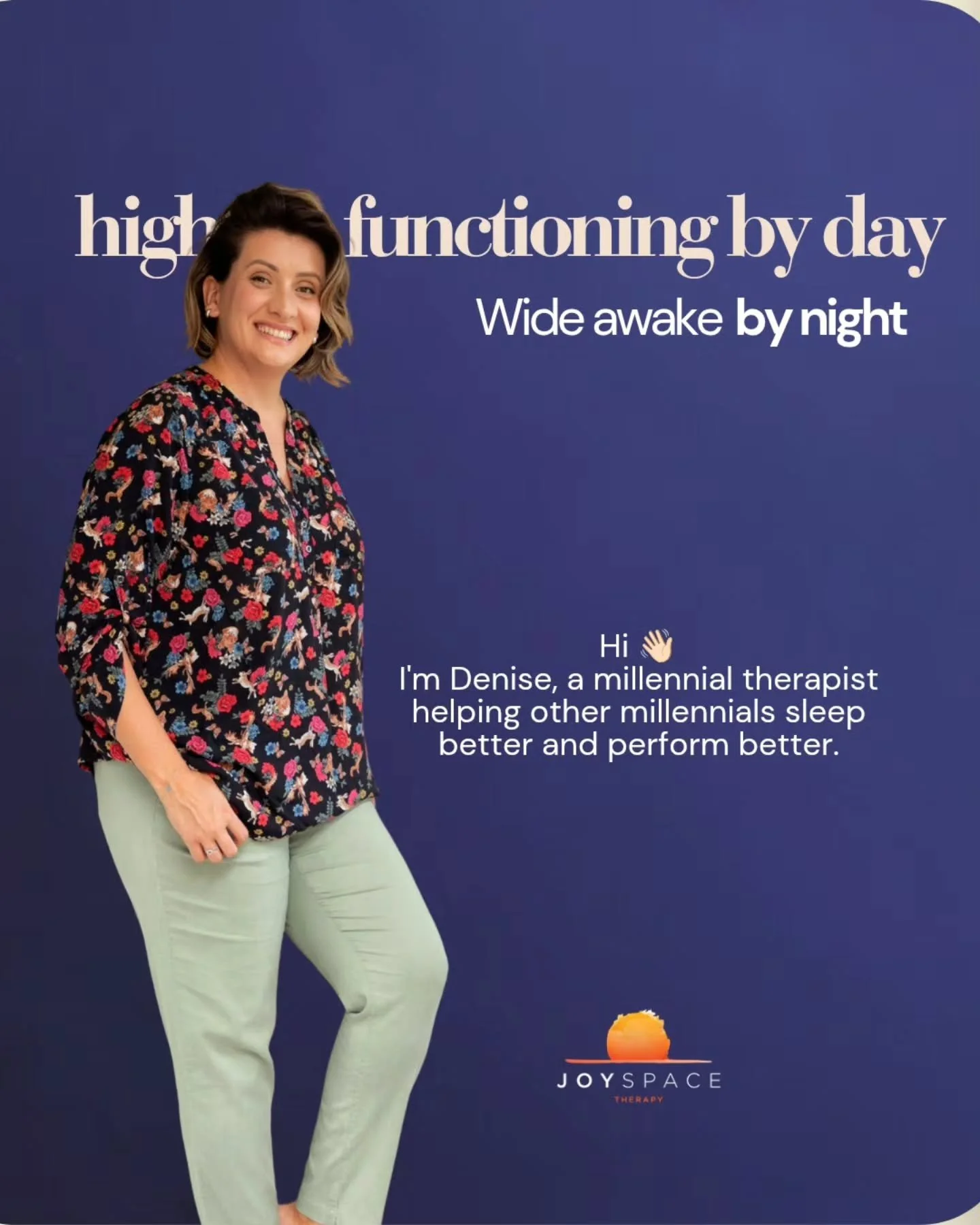 That used to be me.

On the outside, it looked like all was fine.
On the inside, my nervous system never really switched off, especially at night. And I had absolutely no clue whatsoever!

That experience is what led me to retrain in sleep, stress an