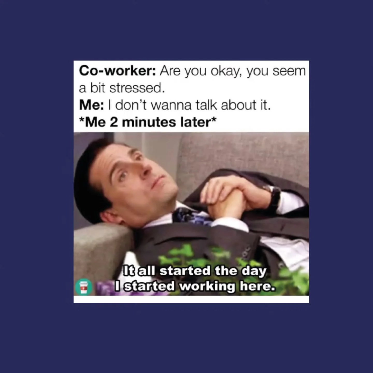 Stress has a tendency to creep up on you. And when it does, you tend to feel guilty about it.... "I am not THAT busy! Others have it much more difficult than me... I should cope with it better."

Perhaps.
But in saying those unhelpful thing