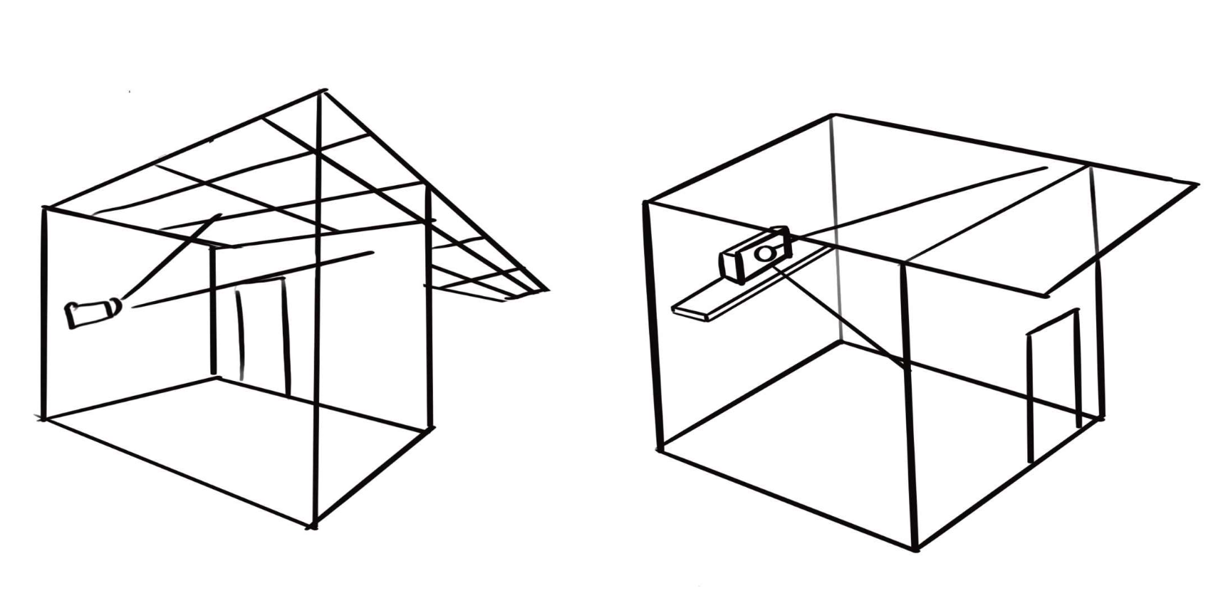 Orthographic sketches 
