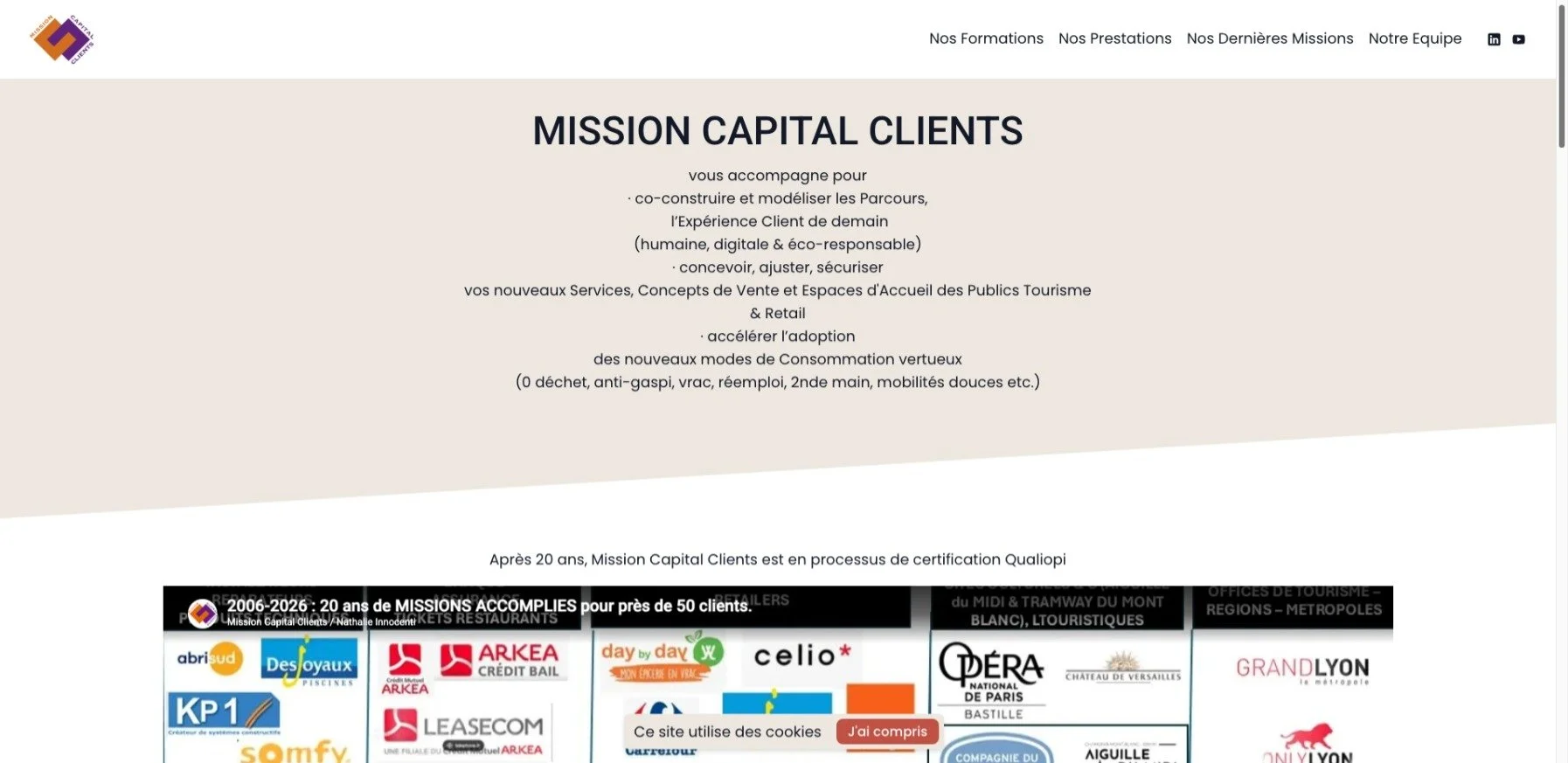 Site web : Mission Capital Clients
