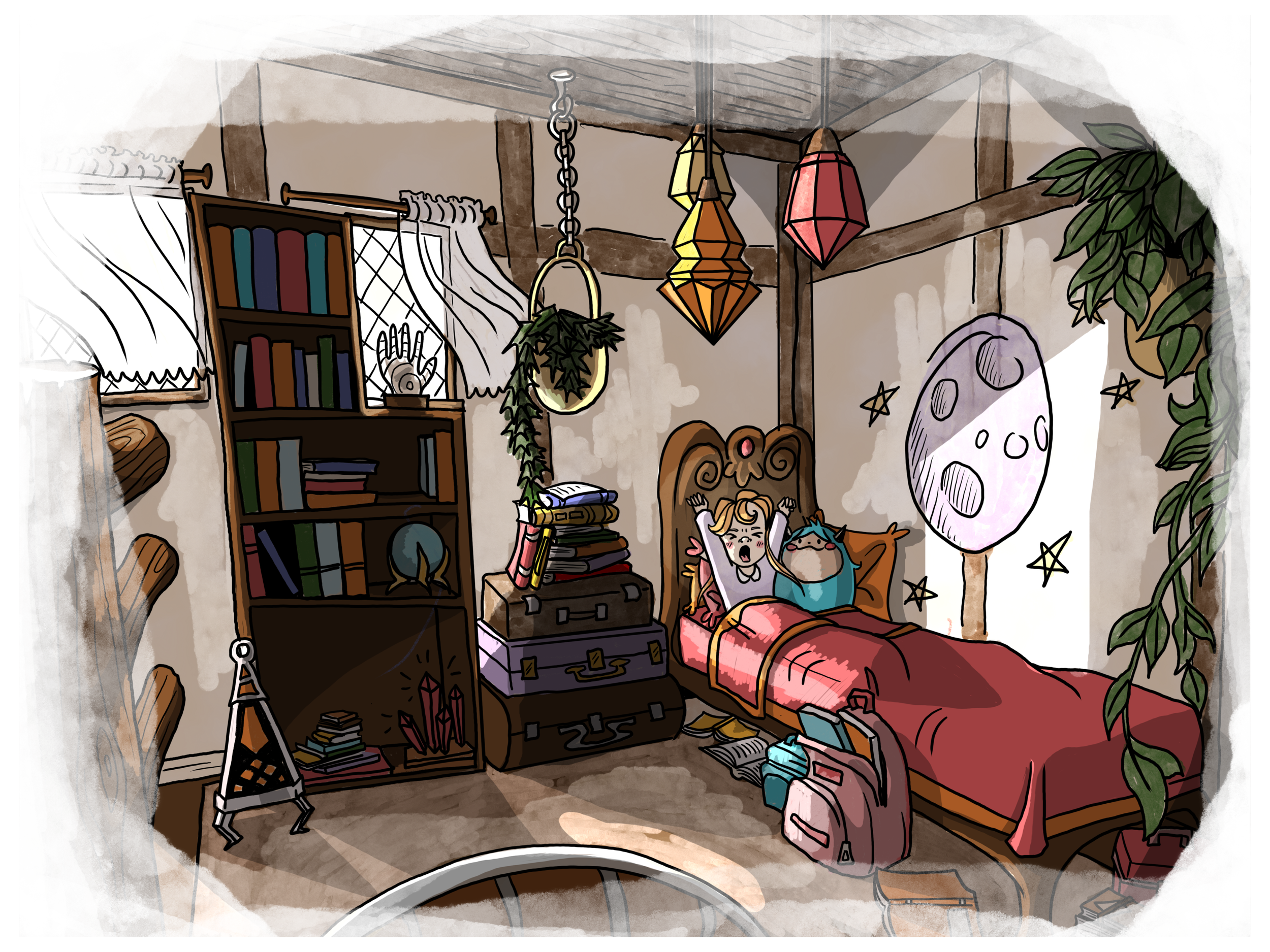 (Personnel) ILLUSTRATION - Première page d'un livre pour enfants que j'écris