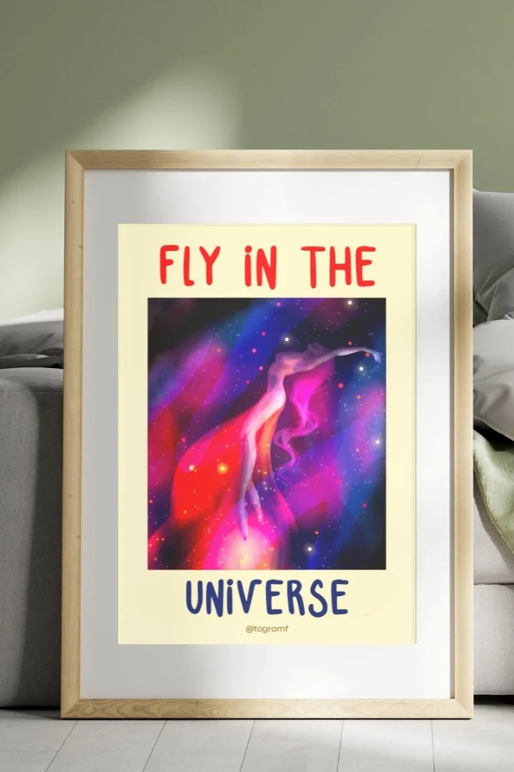 Poster "Fly in The Universe"