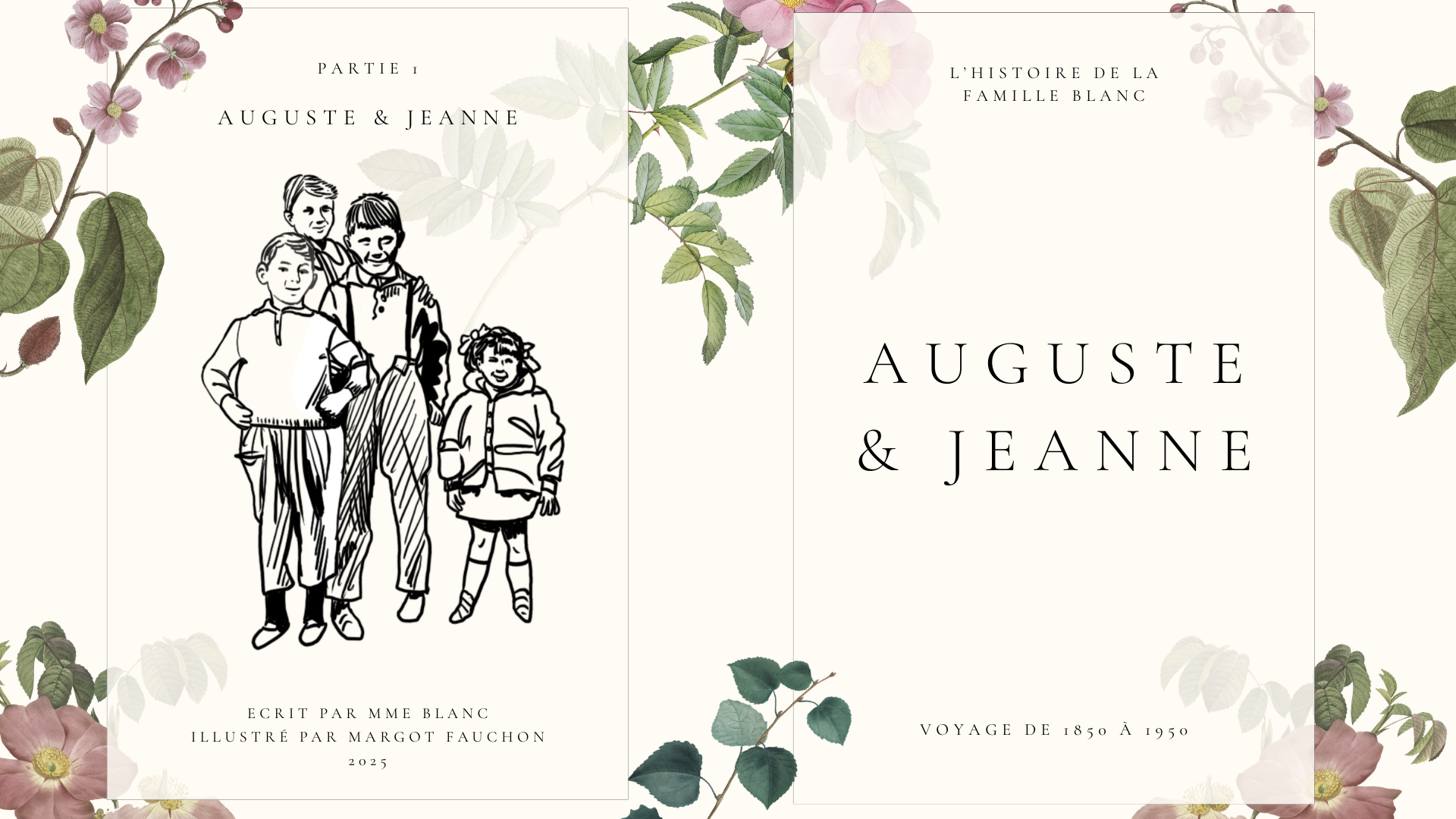 (Mission) ILLUSTRATION & MISE EN PAGE - Livre de Généalogie pour une particulière