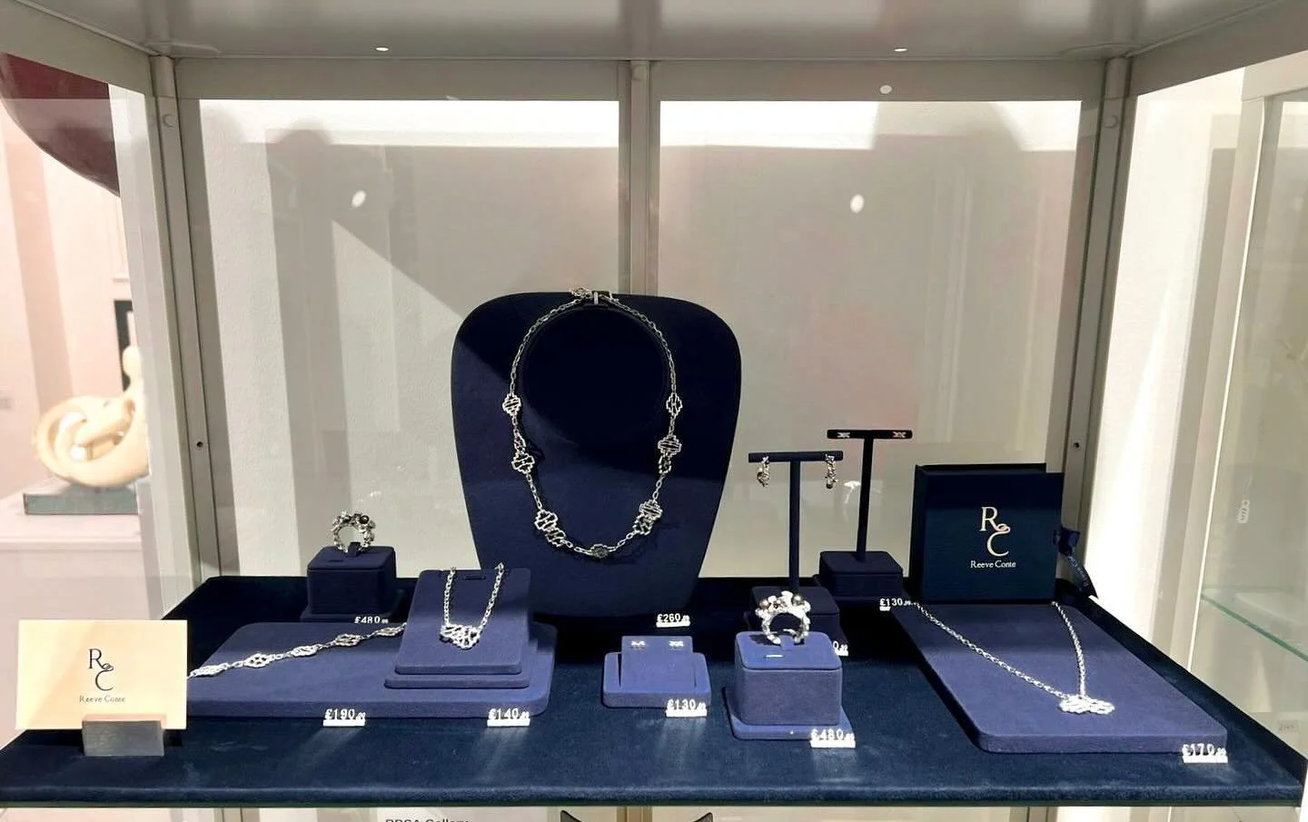 Reeve Conte Jewellery in RBSA Gallery🎊

I&rsquo;m thrilled to share that Reeve Conte&rsquo;s jewellery is now available at a physical location in Birmingham at @rbsagallery! 🥳🎉 

We&rsquo;ve launched some exclusive pieces, and it&rsquo;s definitel