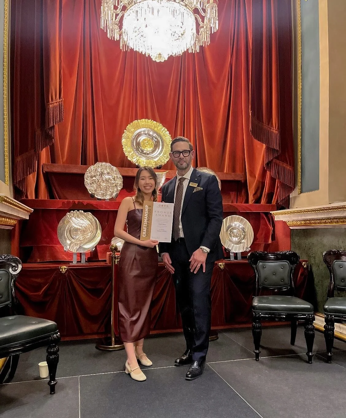 What an incredible evening with so many experienced, skilled designers and artisans!☺️✨

I&rsquo;m thrilled to receive the bronze award for my hand-rendered Diamond Jewellery 2D design!✨ Thank you @tracrtm for the recognition, it gives me the confide