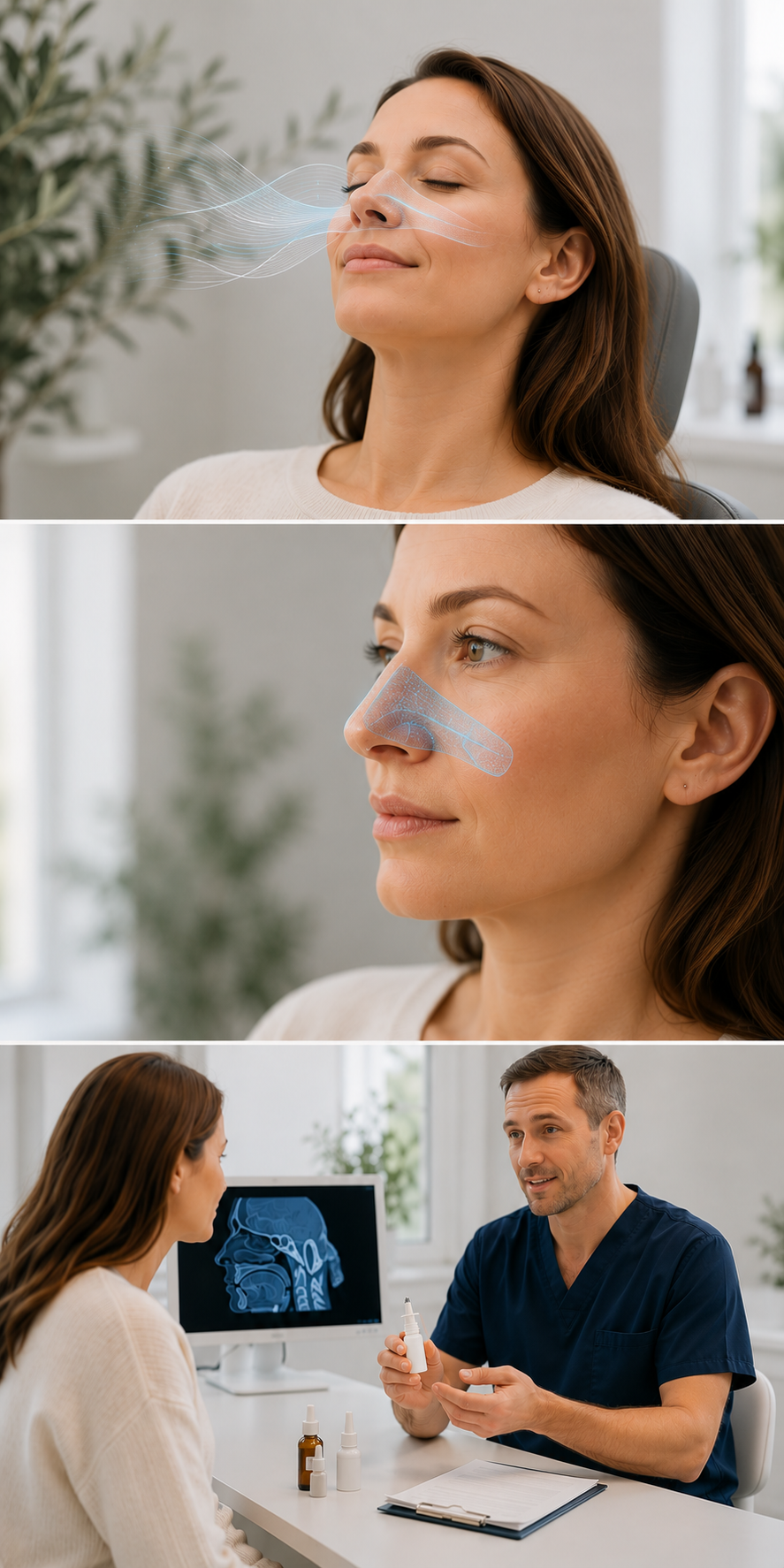 Clarifix Crytherapy, LATERA nasal implant, medication and nasal sprays