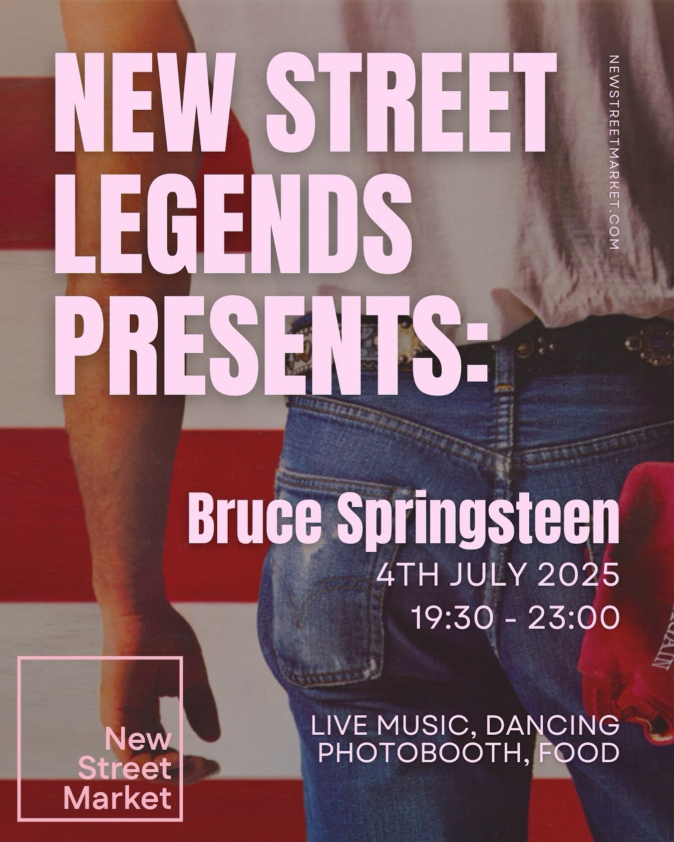 Baby, we were born to run...to a night of Bruce Springsteen 

New Street Legends is a new series dedicating an evening apiece to one true LEGEND of music history and, for the inaugural night, it&rsquo;s Independence Day, so we&rsquo;re rolling out th