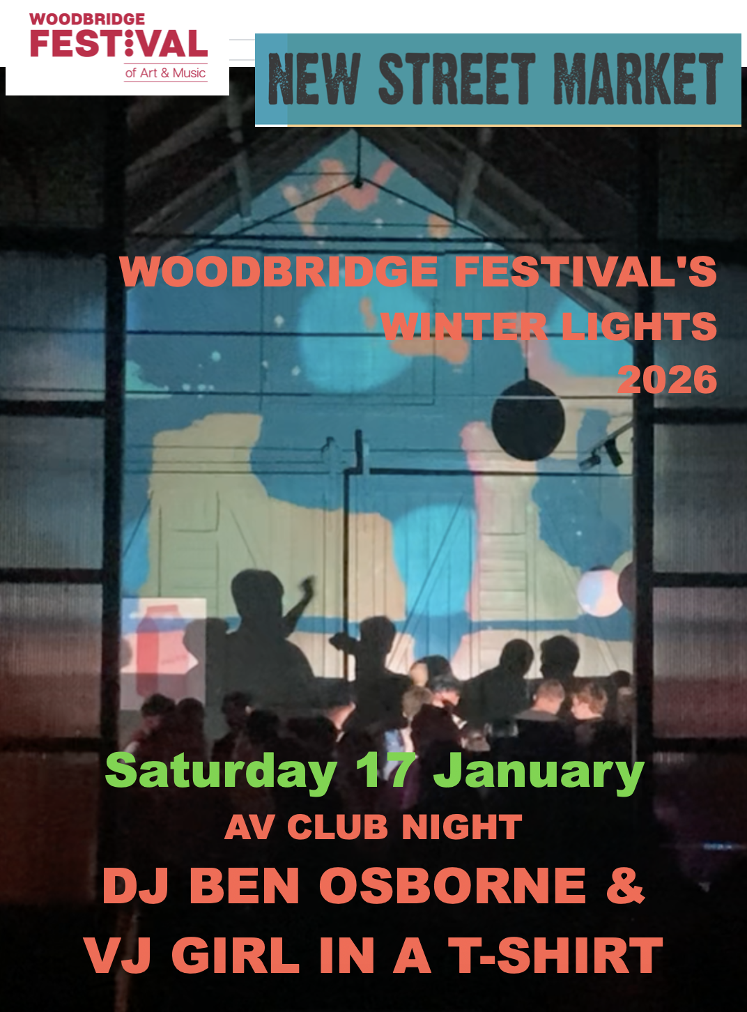 Woodbridge Festival AV Club Night with Ben Osborne and Girl In A T-Shirt