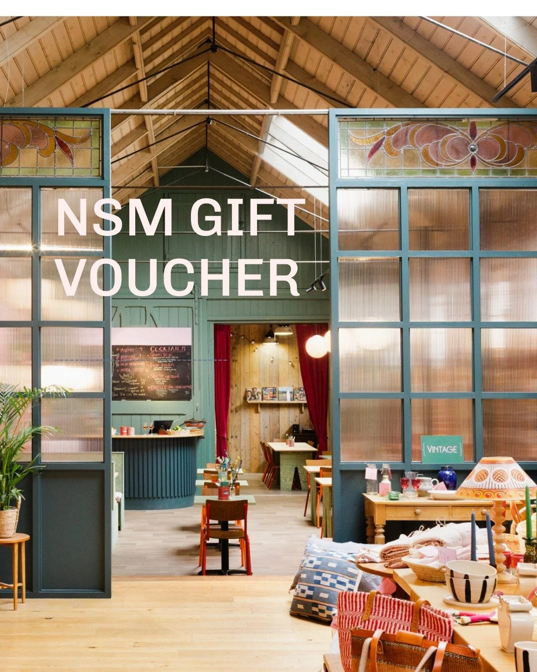 You now buy NSM gift vouchers online! Yasssss. 

Starting from &pound;10, they can be spent across anything in store - in the cafe, at the bar or in the shop. They could get you a cookie, a cocktail or a lovely new candle. It could get you all three 