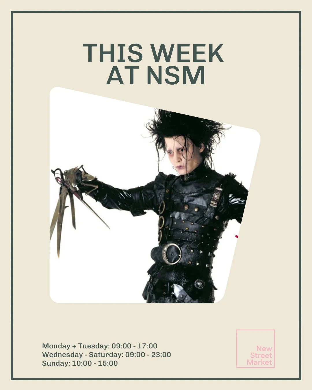 10 days till Xmas. 9 days till santas packing up the sleigh. 8 days to have fun with us till we close for the break. 5 gollllld riiiiings. 

This week at NSM we&rsquo;ve got our ever popular art club on Weds. All materials provided and light guidance