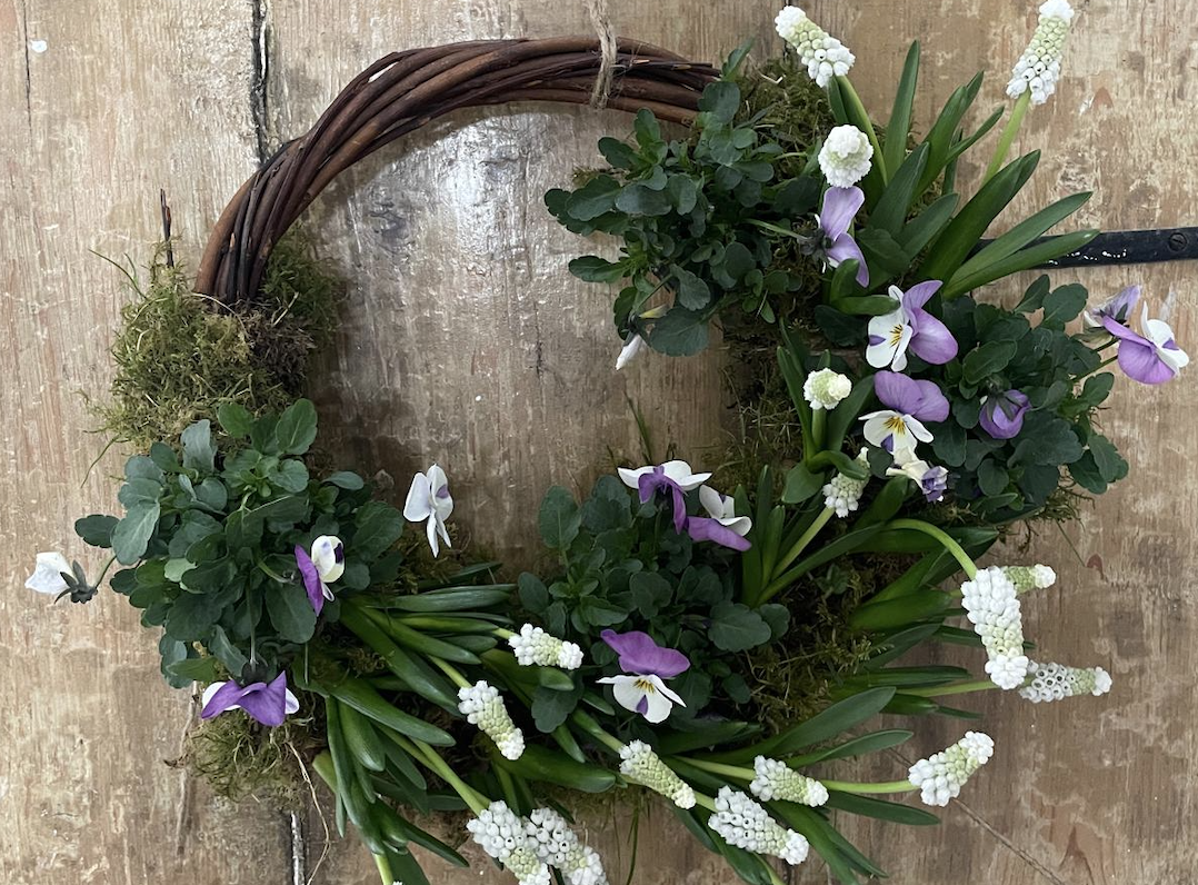 GREEN MONTH: Seasonal Flower School - Make an Easter Wreath or Planter