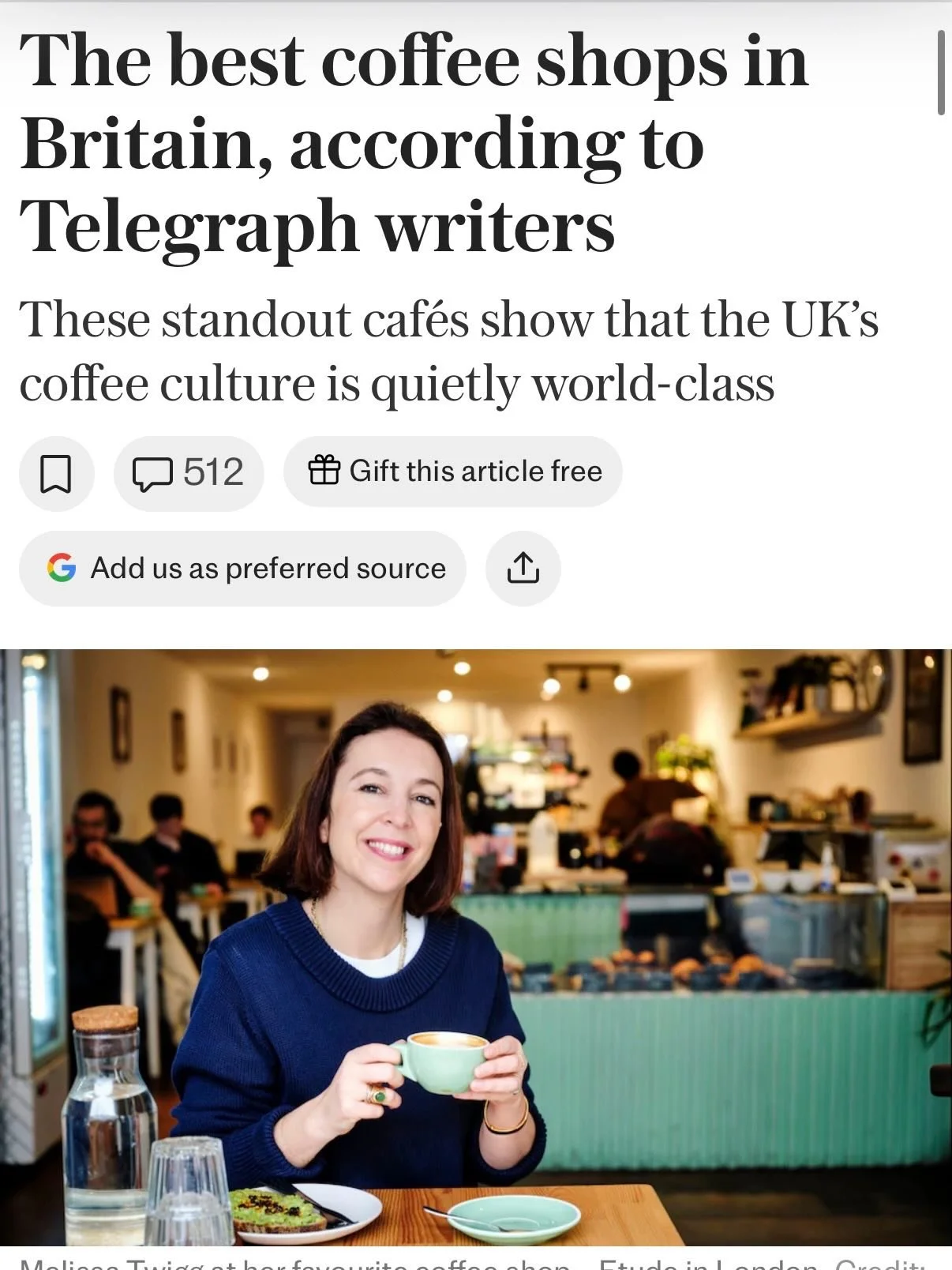 Not a bad way to start our birthday week - Thank you Telegraph!