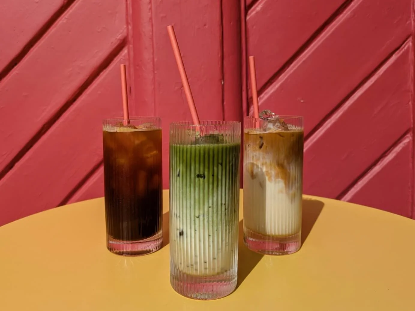 Check out what Jacqui has been up to this morning&hellip;
☀️🧊 Iced Americano. Iced Matcha. Iced Latte. 🧊 ☀️