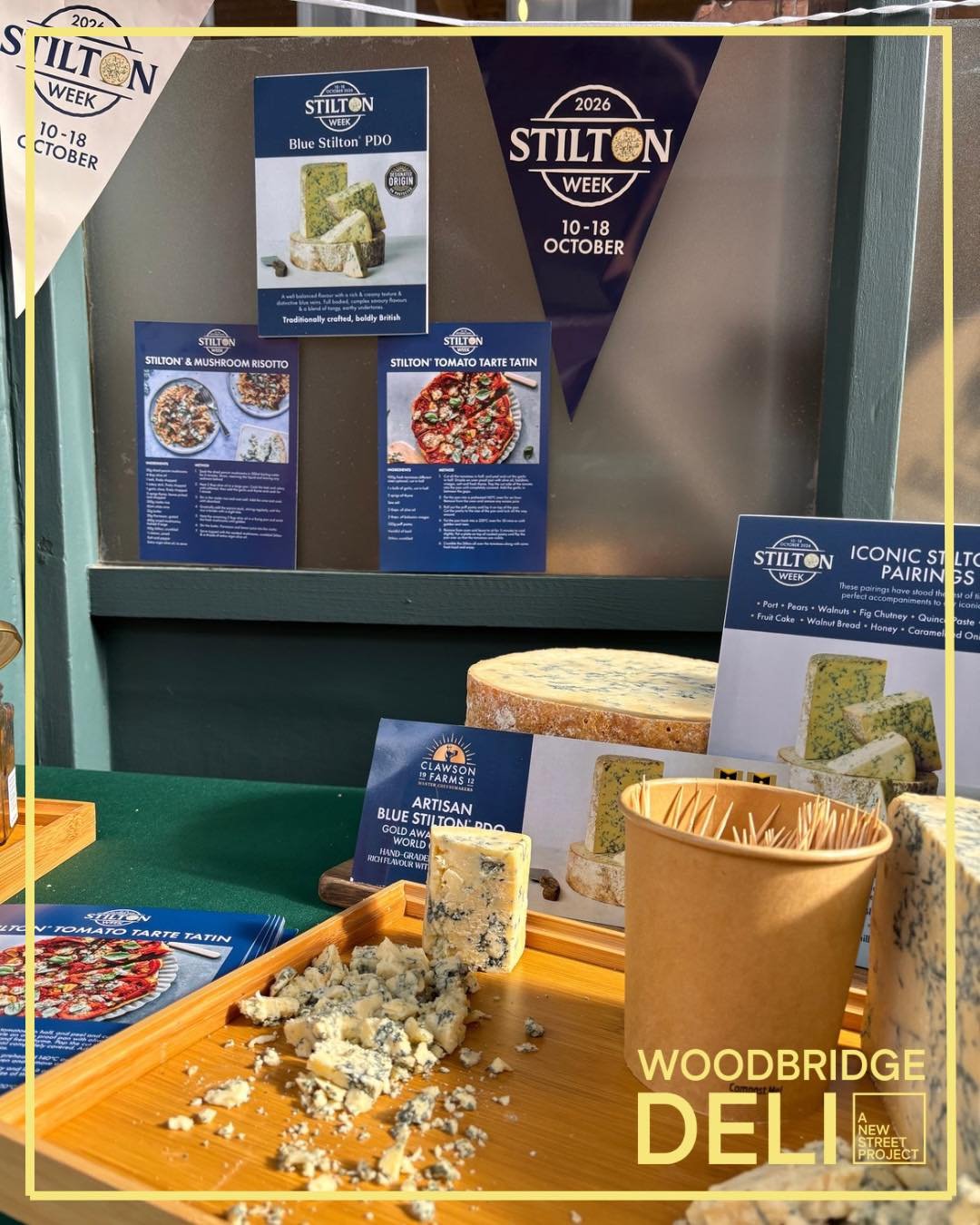 Today marks the beginning of Stilton Week!!

We have the clawsonfarms award winning Stilton

The leicestershire_handmade_cheese award winning Sparkenhoe Blue

cropwellbishopcreamery Stilton and Shropshire Blue..

We have also made some Cropwell Bisho