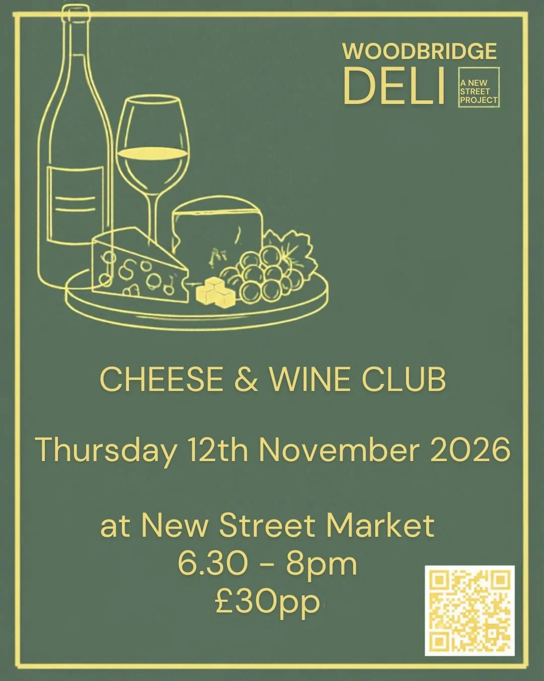Good morning fellow cheese lovers....well we've teased you long enough.  We, will be hosting our first Cheese and Wine Club next month. 

Carefully selected cheeses matched with wines that work together in delightful harmony. 

Our aim is for the eve