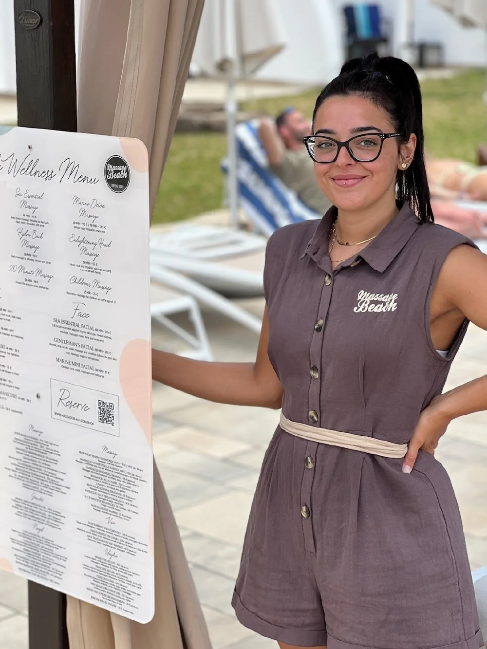 Qualified massage and beauty therapists working abroad in Ibiza in a professional hotel environment