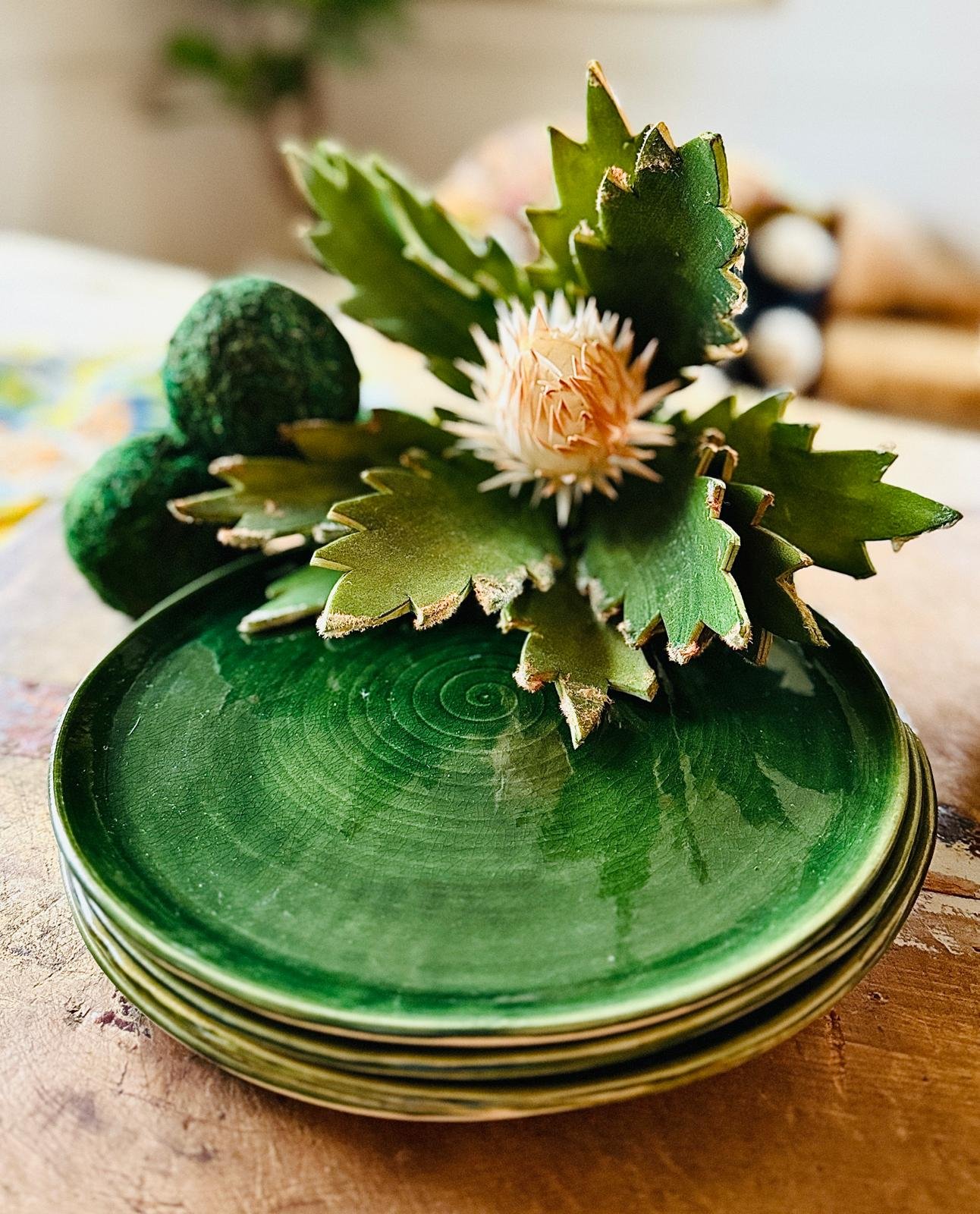 Handmade Dinner Plate Set by Jeanie